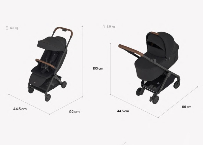 Коляска 2 в 1 Anex AIR-Q - Vanille-50 Дитяча коляска 2 в 1 Anex Air-Q купити з доставкою-50 - зображення