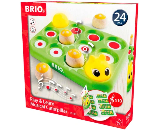 Музыкальная игрушка BRIO Гусеница (30189)