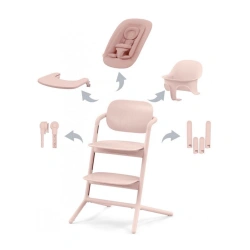 Стульчик для кормления 4 в 1 Cybex LEMO - pearl pink - изображение