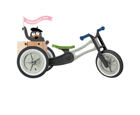 Беговел Wishbone Bike 3 in 1 (Recycled Edition) Raw