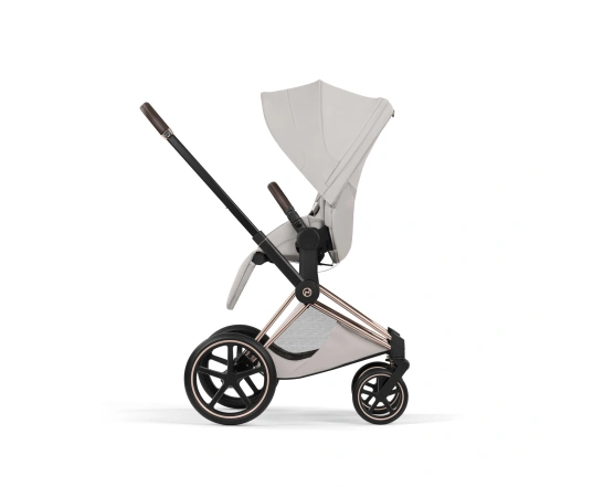 Прогулочная коляска Cybex Priam Style Collection 5.0  - city grey (шасси Rosegold)