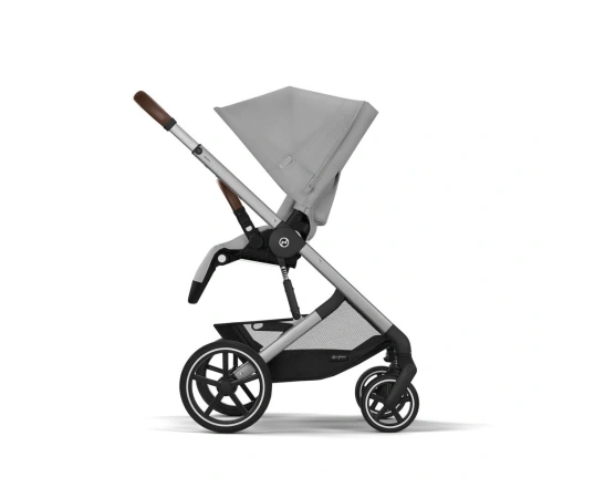Прогулянкова коляска Cybex BALIOS S LUX SLV - stone grey (с бампером)