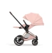 Прогулочная коляска Cybex Priam Style Collection 5.0 - peach pink (шасси Rosegold)