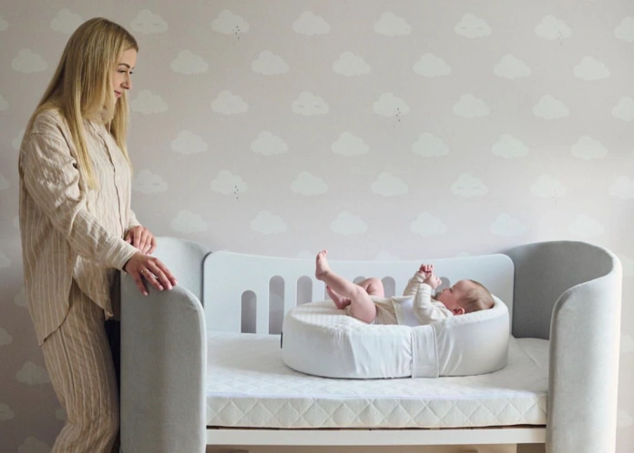 Купить Матрац ергономічний Sonto Kokon - Молочый с доставкой по Украине | KIDSLINE-42 - изображение
