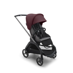 Прогулочная коляска Bugaboo DRAGONFLY - grafite/grey melange dark cherry - изображение
