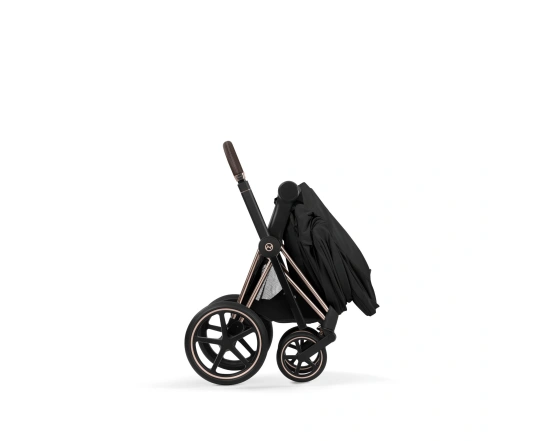 Коляска Cybex PRIAM Style Collection 5.0 - sepia black (шасі Rosegold)