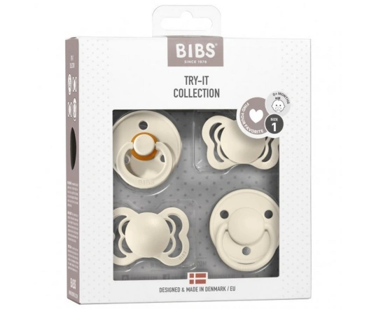 Соска пустушка BIBS Try-it collection Ivory
