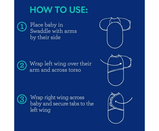 Конверт на безшумних липучках SWADDLEME WHISPER QUIET