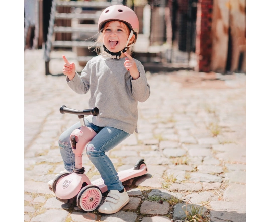 Самокат Scoot and Ride серії Highwaykick-1 пастельно-рожевий, 1-5 років