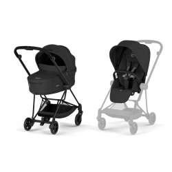 Коляска 2 в 1 Cybex MIOS Comfort Collection 5.0 - sepia black (шасі Matt black) - зображення