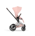 Прогулянкова коляска Cybex PRIAM Style Collection 5.0 - peach pink (шасі Chrome Brown)