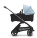 Универсальная коляска 2в1 Bugaboo DRAGONFLY - black/grey melange skyline blue