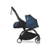 Універсальна коляска 2 в 1 Stokke YOYO³ + компактна люлька BABYZEN AF Blue Air France (шасі Black)
