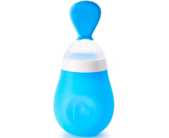 Ложка для першого прикорму Munchkin Squeeze Spoon (блакитна)
