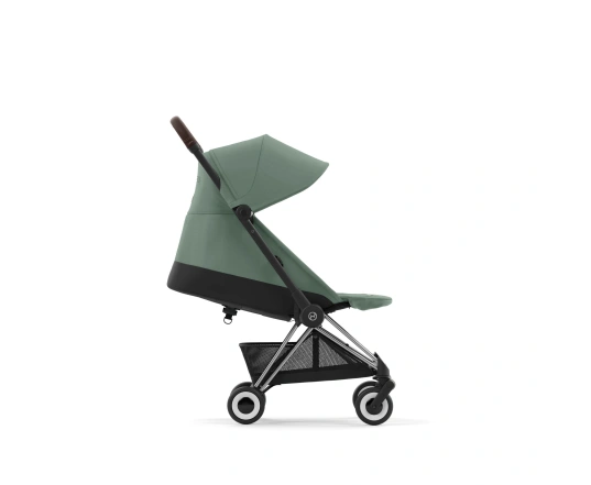 Прогулочная коляска Cybex Coya Chrome Dark Brown/Leaf Green