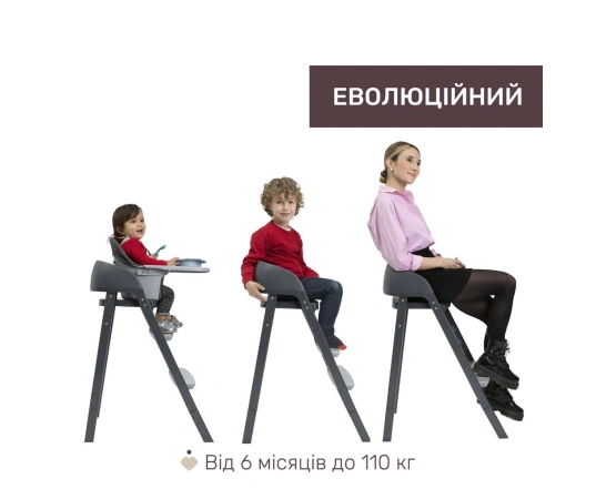 Стільчик для годування Chicco CRESCENDO UP - зелений