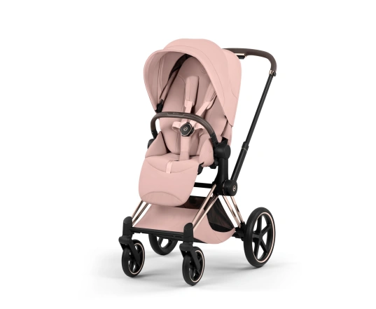 Прогулочная коляска Cybex Priam Style Collection 5.0 - peach pink (шасси Rosegold)