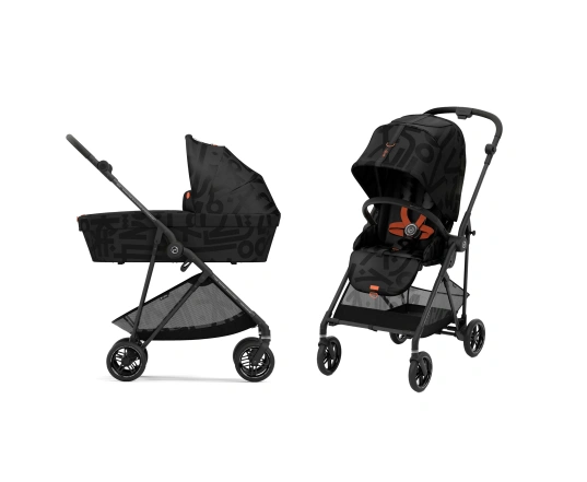 Универсальная коляска 2 в 1 Cybex Melio Street - Real Black