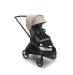 Прогулянкова коляска Bugaboo DRAGONFLY - black/grey melange desert taupe