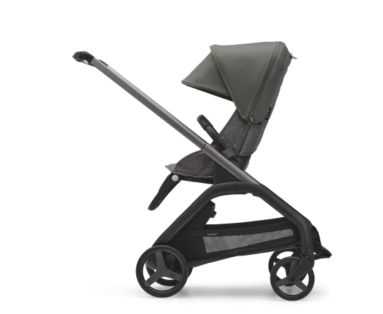 Универсальная коляска 2в1 Bugaboo DRAGONFLY - grafite/grey melange forest green