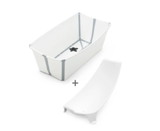 Комплект ванночка для купания Stokke FLEXI BATH и подставка - белый