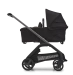 Универсальная коляска 2в1 Bugaboo DRAGONFLY - black/grey melange midnight black