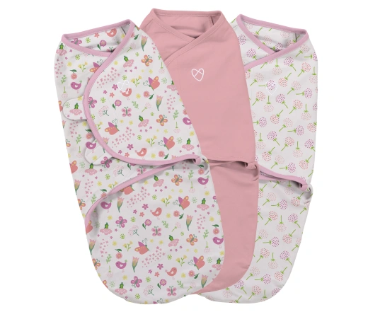 Набір конвертів на липучках Summer Infant Swaddleme Original Secret Garden (3шт)