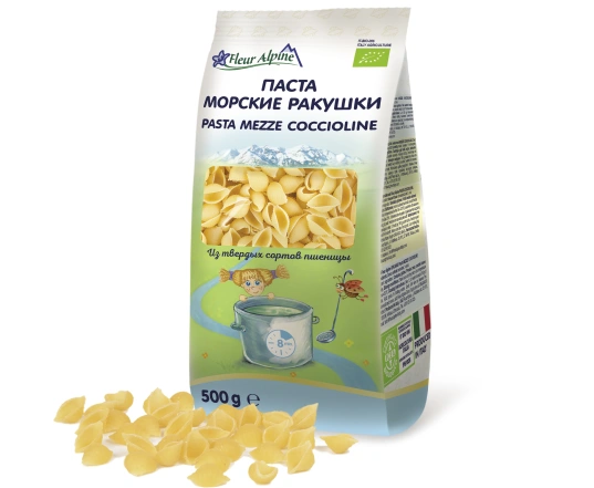 Паста Fleur Alpine  Морські ракушки (Pasta cocciolette ) 500г