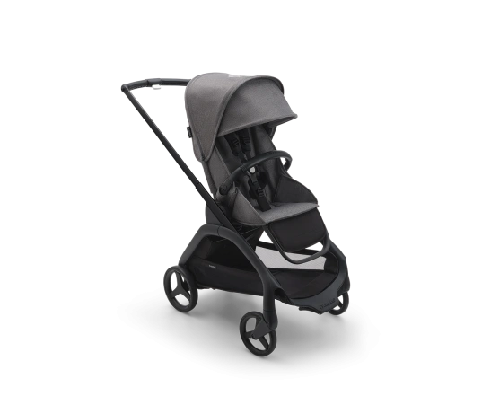Прогулочная коляска Bugaboo DRAGONFLY - black/grey melange grey melange