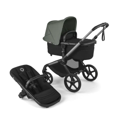 Универсальная коляска 2в1 Bugaboo FOX 5 RENEW - grafite/heritage black forest green - изображение