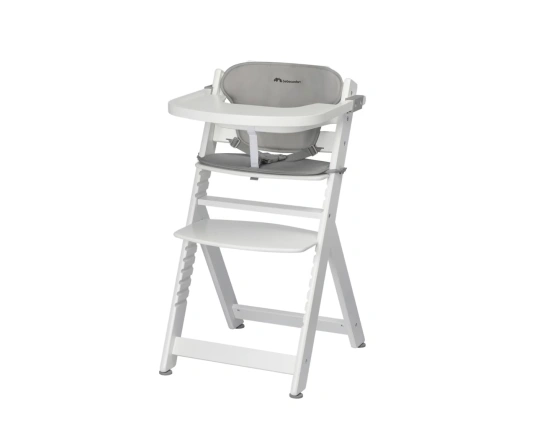 Стульчик для кормления с вкладышем Bebe Confort TIMBA - white/gray