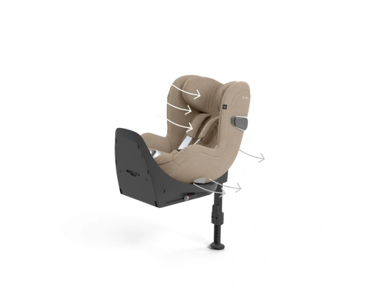 Автокресло Cybex Sirona T i-Size Plus - Cozy Beige
