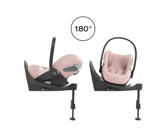 Автокресло Cybex Cloud T-iSize Plus 0-13кг - Peach Pink