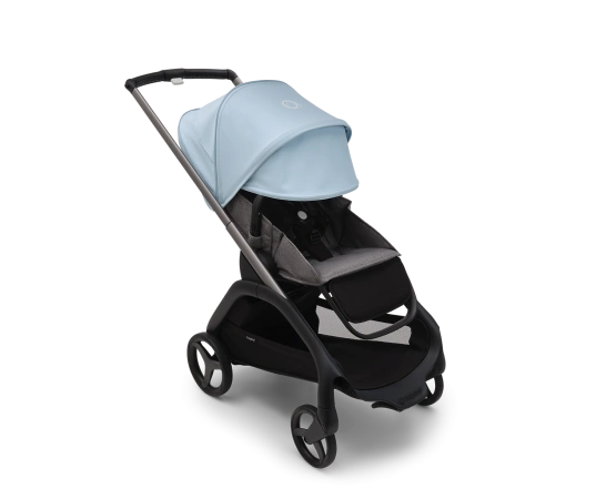 Прогулочная коляска Bugaboo DRAGONFLY - graphite/grey melange skyline blue