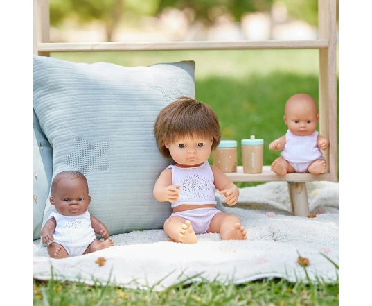 Набір ігровий дерев’яний для ляльок Miniland Feeding Set