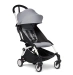 Универсальная коляска 2 в 1 Stokke YOYO³ + люлька Bassinet BABYZEN Stone (шасси White)