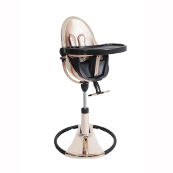 Стільчик для годування Bloom Fresco Rose Gold в комплекті із вставками з екошкіри - Rose Gold - зображення