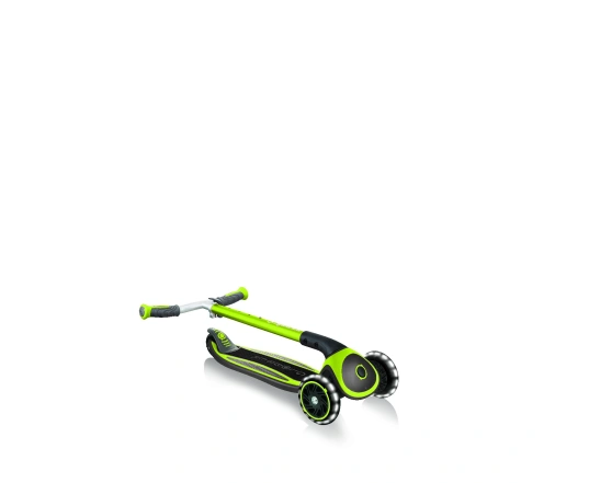 Самокат GLOBBER серії MASTER LIGHTS зелений, колеса з підсвіткою, 50кг, 4+