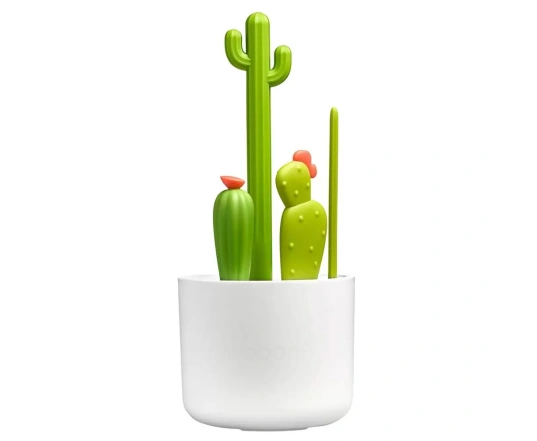 Набор для мытья бутылок и сосок Boon Cacti