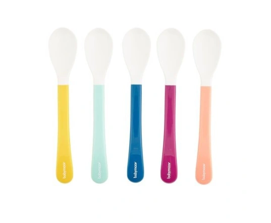 Набір 5 дитячих ложок Babymoov Multicolor (2-й етап годування)