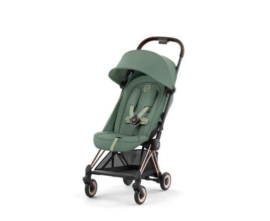 Прогулянкова коляска Cybex COYA - rosegold/leaf green