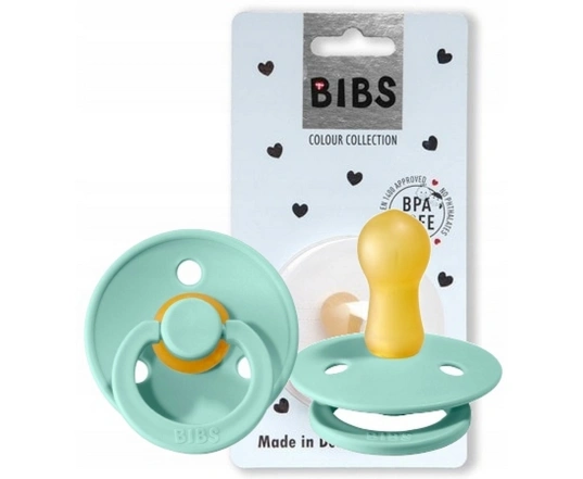 Соска пустушка BIBS Colour Latex Size   2 Mint