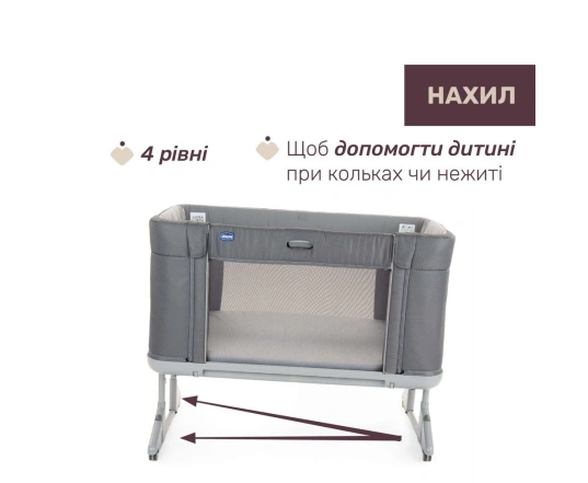 Ліжечко 3 в 1 Chicco NEXT2ME FOREVER кол.77