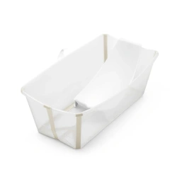Комплект ванночка для купання Stokke FLEXI BATH та підставка - бежевий - зображення