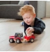Червоний трактор з причепом і двома копицями сіна New Classic Toys