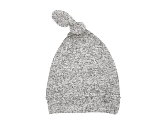 Шапочка з трикотажного мусліну Aden + Anais heather grey