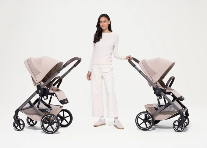 Прогулянкова коляска Cybex BALIOS S LUX TPE - almond beige (з бампером)-46 Прогулянкова коляска Cybex Balios S Lux TPE купити з доставкою-46 - зображення