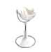 Стульчик для кормления Bloom Fresco White в комплекте с вкладышами из экокожи - Coconut white