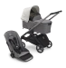 Универсальная коляска 2в1 Bugaboo DRAGONFLY - grafite/grey melange misty white