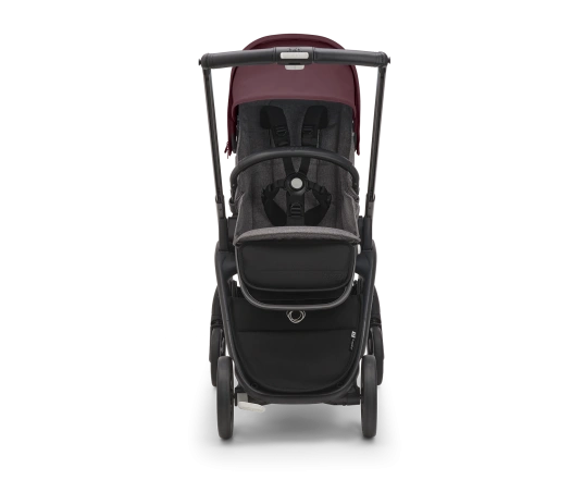 Универсальная коляска 2в1 Bugaboo DRAGONFLY - grafite/grey melange dark cherry